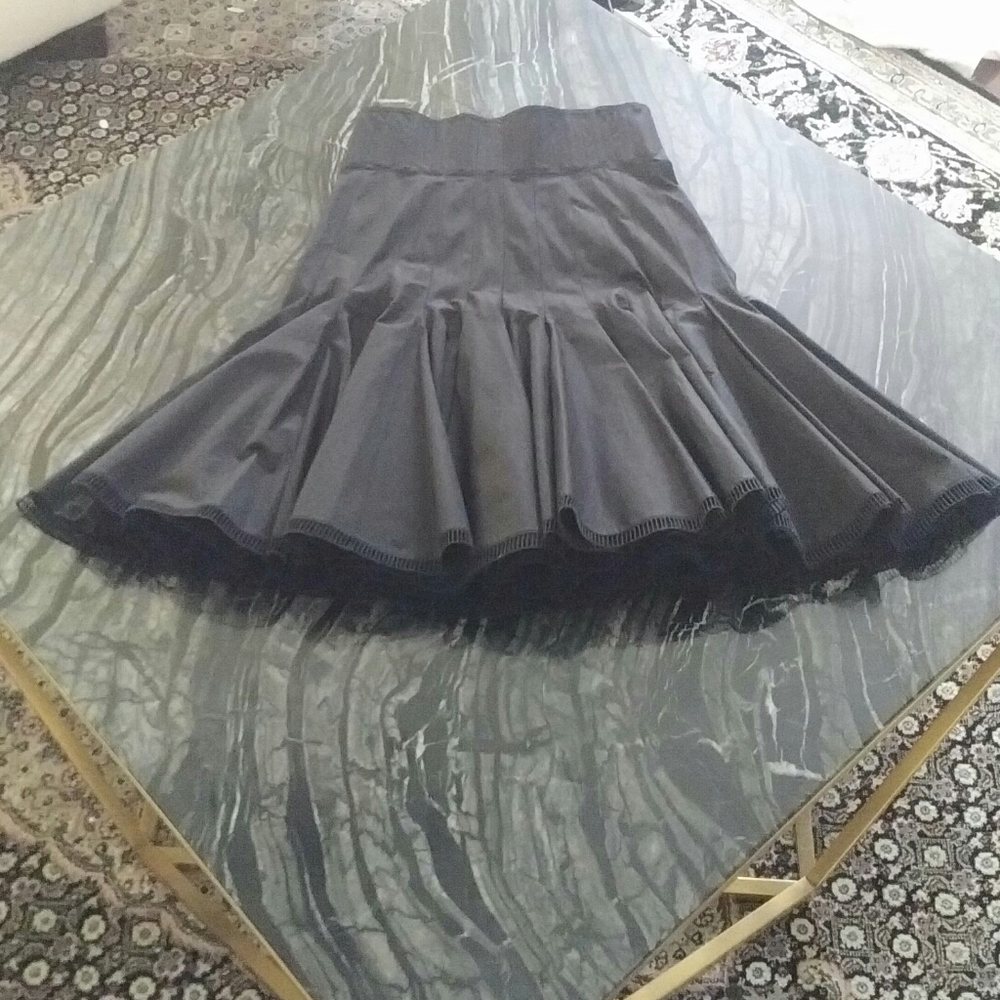 ALAIA - high waisted flared skirt